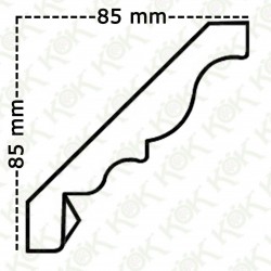 1511-472-K Корона от гипсокартон Бук