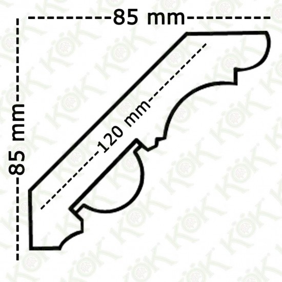 1711-009 Завършваща корона 