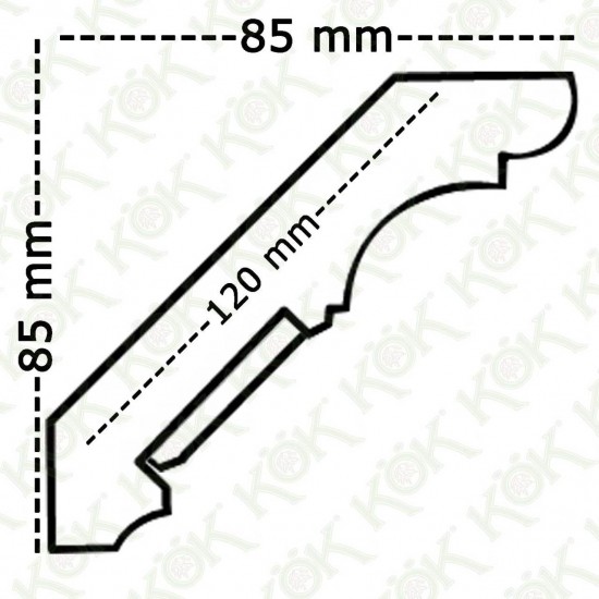1711-016 Завършваща корона 