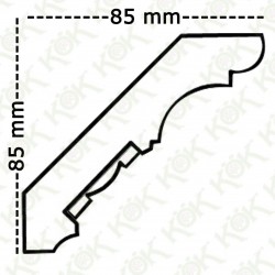 1711-390-K Завършваща корона  Бук
