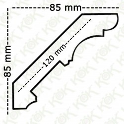 1711-K Завършваща корона  бук