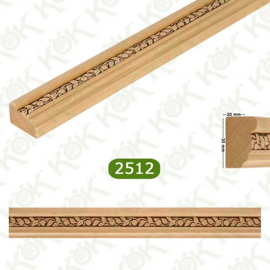 2512 Дървен профил