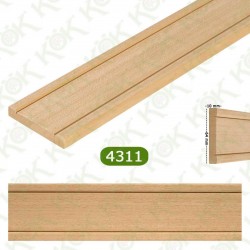 4311 Релефен дървен профил