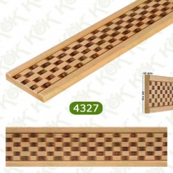 4327 Релефен дървен профил