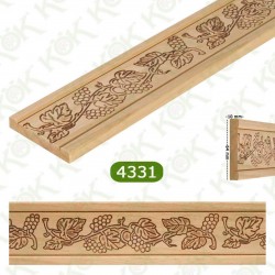 4331 Релефен дървен профил