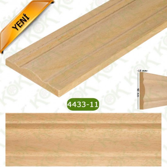 4433-11 Релефен дървен профил