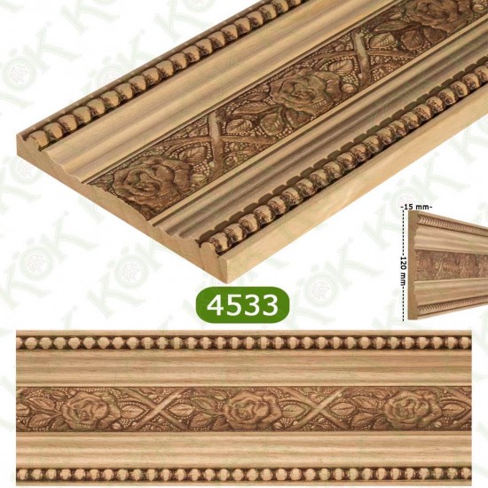 4533 Релефен дървен профил