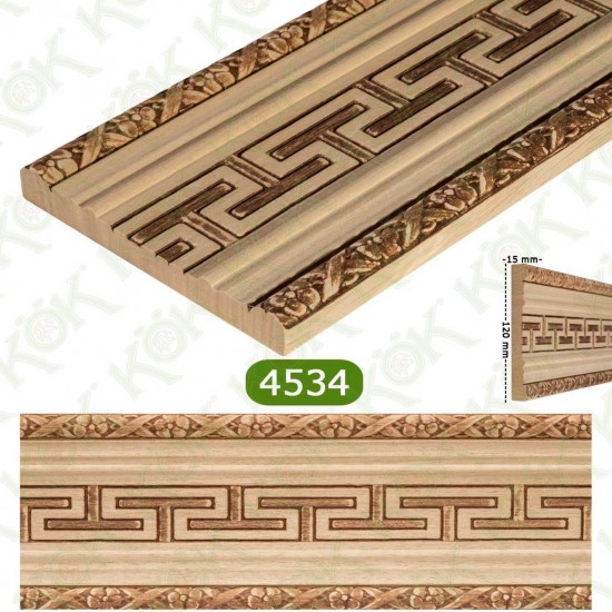 4534 Релефен дървен профил
