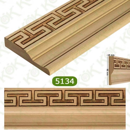 5134 Релефен дървен профил