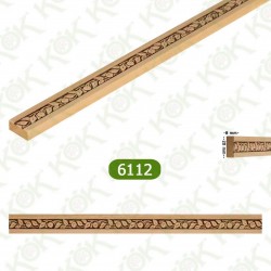 6112 Ayous Flower Pattern Moulding