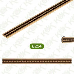 6214 Ayous Baklava Pattern Thin Lath (4mm)