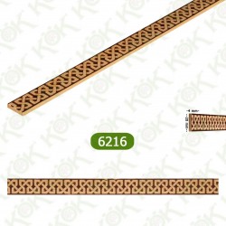 6216 Ayous Ottoman Pattern Thin Lath (4mm)