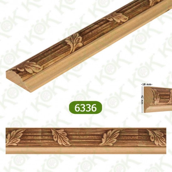 6336 Декоративен дървен профил