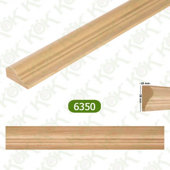 6350 Декоративен дървен профил