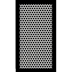 D-103 Mdfрешетка  70*210 см бял 4 мм