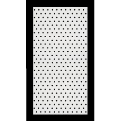 D-106-3 Мдф решетка 70*210 см бял 4 мм