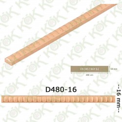 D 480 Mdf  полиуретанов профил