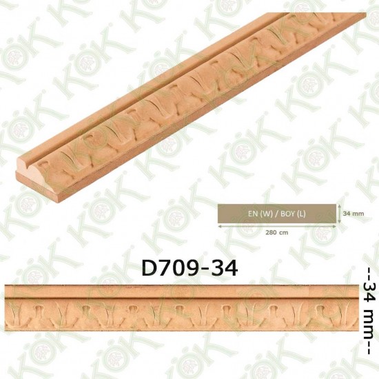 D 709 Mdf  полиуретанов профил