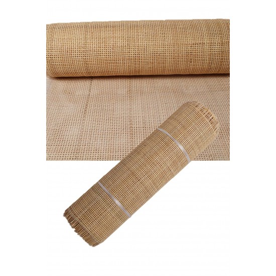 Естествена квадратна плетена бамбукова постелка 75 см