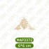 MAP 3372 Декоративна дървена надлепка