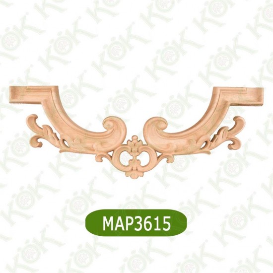 MAP 3615-40*30 Декоративна дървена надлепка