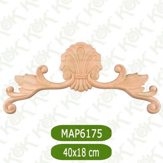 MAP 6175-40*18*0,8 ДЕКОРАТИВНА ДЪРВЕНА НАДЛЕПКА
