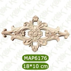 MAP 6176-10*18*0.8 ДЕКОРАТИВНА ДЪРВЕНА НАДЛЕПКА