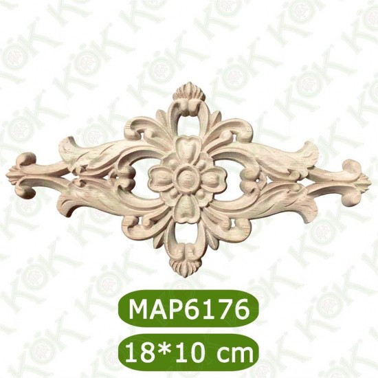 MAP 6176-10*18*0.8 ДЕКОРАТИВНА ДЪРВЕНА НАДЛЕПКА