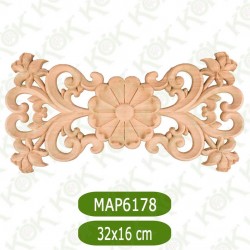 MAP 6178-32*16*0.8 ДЕКОРАТИВНА ДЪРВЕНА НАДЛЕПКА