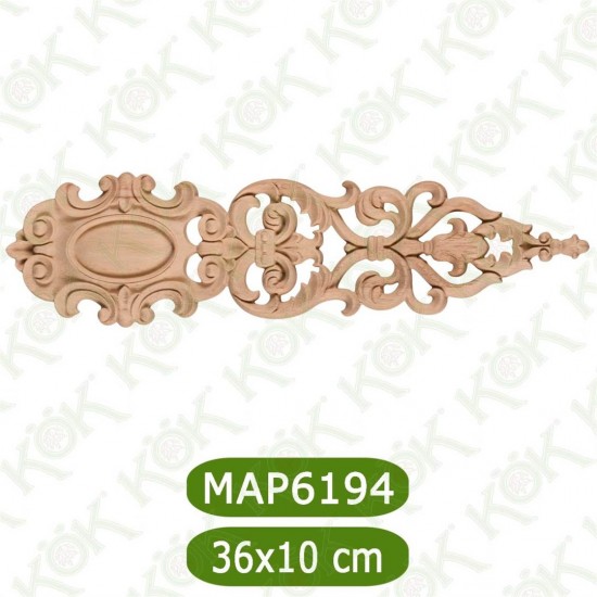 MAP 6194 36*10*1.2 ДЕКОРАТИВНА ДЪРВЕНА НАДЛЕПКА