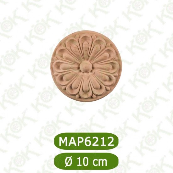 MAP 6212-10*10*1 ДЕКОРАТИВНА ДЪРВЕНА НАДЛЕПКА