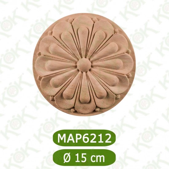 MAP 6212-15*15*1.2 ДЕКОРАТИВНА ДЪРВЕНА НАДЛЕПКА