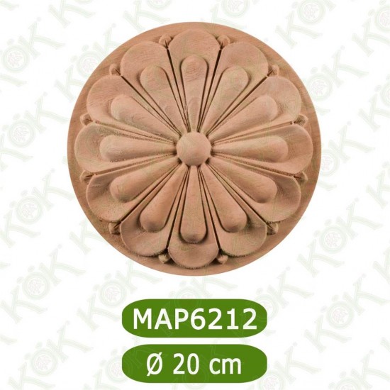 MAP 6212-20*20*1.2 ДЕКОРАТИВНА ДЪРВЕНА НАДЛЕПКА