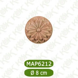 MAP 6212-8*8*1 ДЕКОРАТИВНА ДЪРВЕНА НАДЛЕПКА