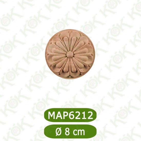 MAP 6212-8*8*1 ДЕКОРАТИВНА ДЪРВЕНА НАДЛЕПКА