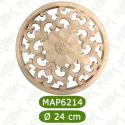 MAP 6214-24*24*1.2 ДЕКОРАТИВНА ДЪРВЕНА НАДЛЕПКА