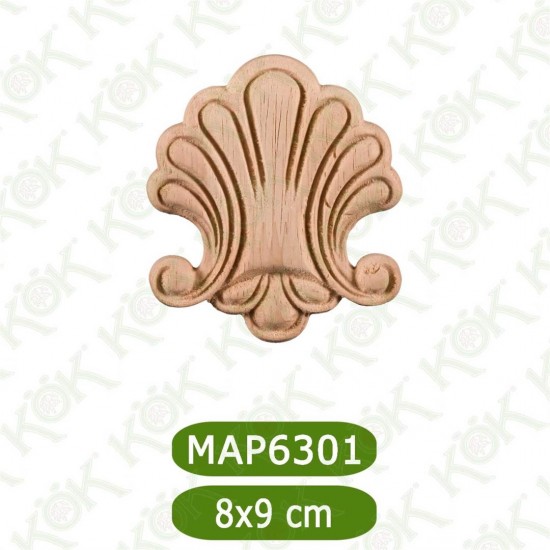 MAP 6301-9*8*1 ДЕКОРАТИВНА ДЪРВЕНА НАДЛЕПКА