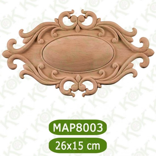 MAP 8003-26*15*2.2 ДЕКОРАТИВНА ДЪРВЕНА НАДЛЕПКА