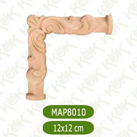 MAP 8010-12*12*1.4 ДЕКОРАТИВНА ДЪРВЕНА НАДЛЕПКА