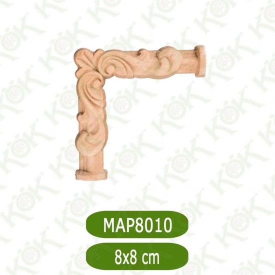 MAP 8010-8*8*1 ДЕКОРАТИВНА ДЪРВЕНА НАДЛЕПКА