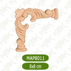 MAP 8011-8*8*0.8 ДЕКОРАТИВНА ДЪРВЕНА НАДЛЕПКА