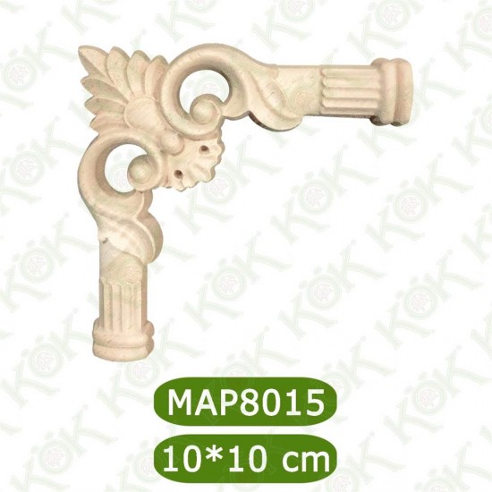 MAP 8015-10*10*1 ДЕКОРАТИВНА ДЪРВЕНА НАДЛЕПКА