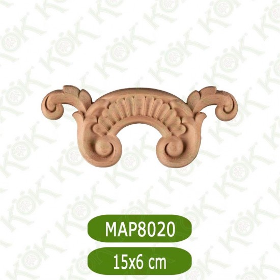 MAP 8020-15*6*1.4 ДЕКОРАТИВНА ДЪРВЕНА НАДЛЕПКА