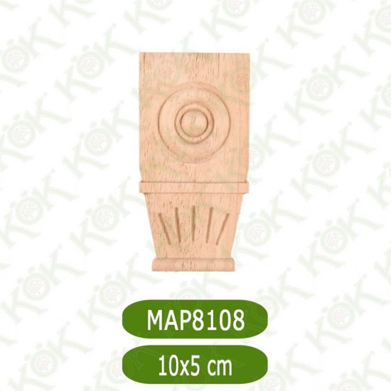MAP 8108-10*5*1.2 ДЕКОРАТИВНА ДЪРВЕНА НАДЛЕПКА