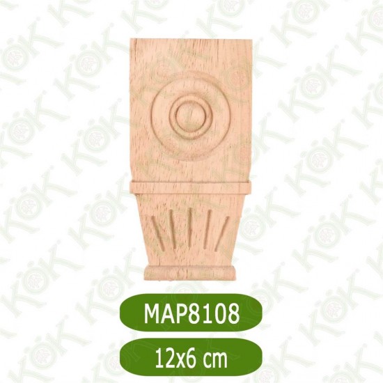 MAP 8108-12*6*1.2 ДЕКОРАТИВНА ДЪРВЕНА НАДЛЕПКА