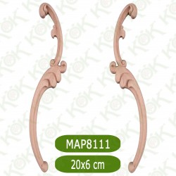 MAP 8111-20*6*1.2 ДЕКОРАТИВНА ДЪРВЕНА НАДЛЕПКА