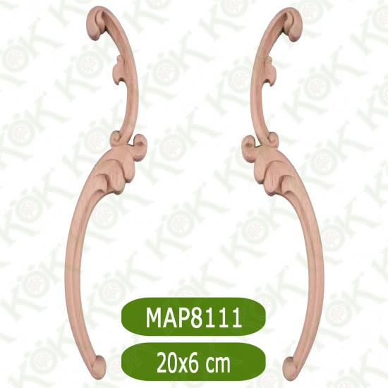 MAP 8111-20*6*1.2 ДЕКОРАТИВНА ДЪРВЕНА НАДЛЕПКА