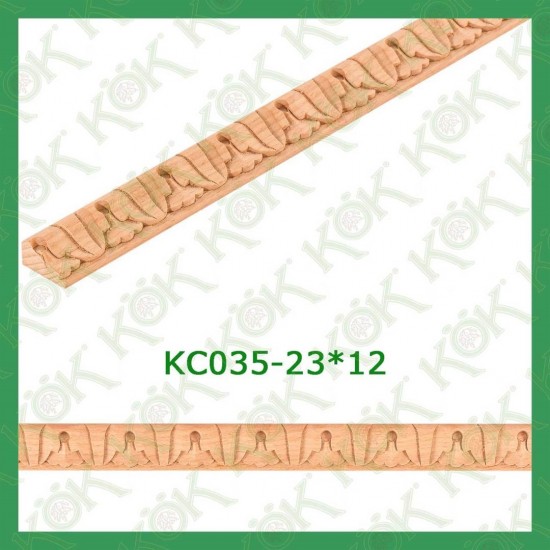 KC035-23*12 Резбован буков профил
