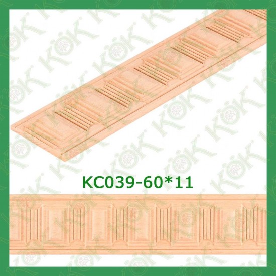 KC039-60*11 Резбован буков профил