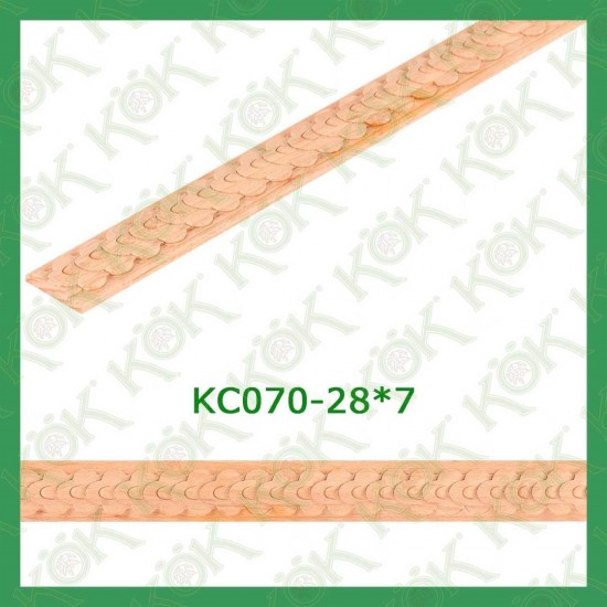 KC070-28*7 Резбован буков профил